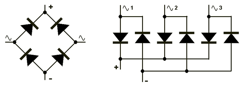 Схема диодного моста