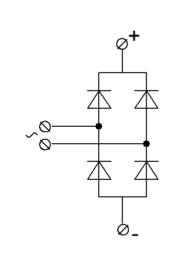 современное обозначение диодного моста